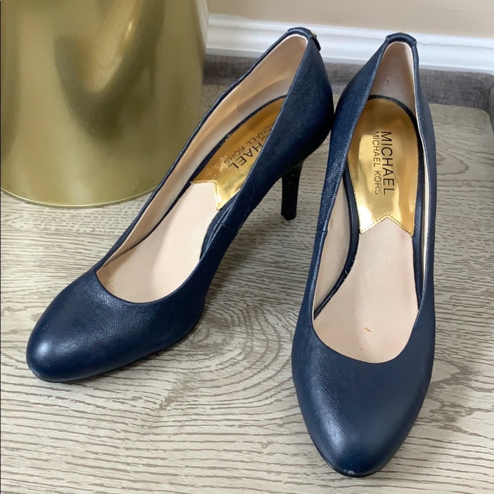 Blue Michael Kors heels